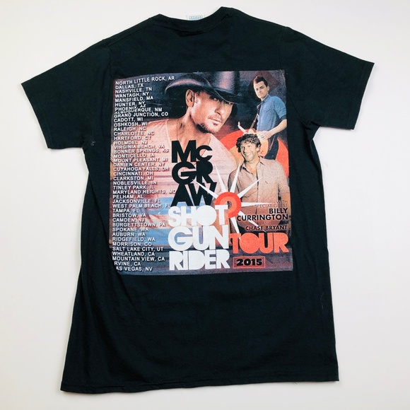 Tim McGraw Shotgun Rider Tour Vintage Y2K 2000s Country Music T Shirt - S - Picture 3 of 3